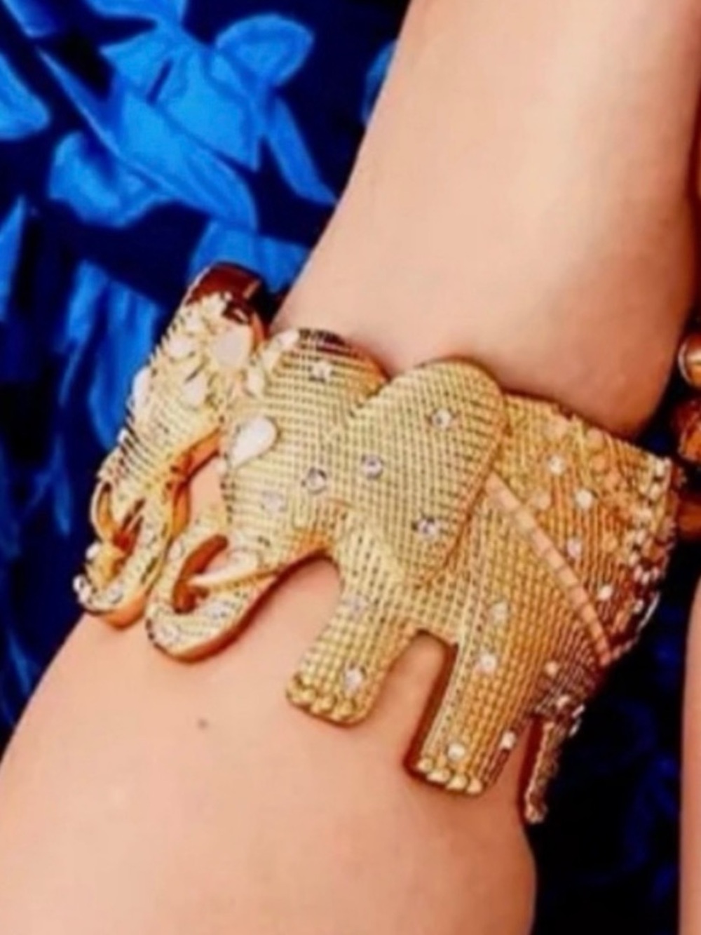 Lilly Pulitzer Gold Elephant Link Bracelet